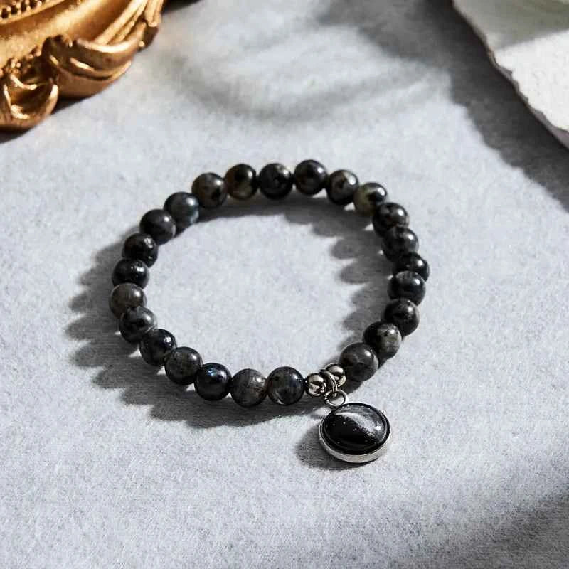 Custom Moon Phase Beads Bracelet Luminous Bracelet Gift for Her