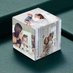 Customized Multi Photo Cube Mother's Day Gift Magic Cube Birthday Gift Christmas Gift