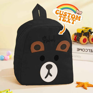 Personalized Name Embroidery Backpack Custom Mini Bear Backpack School Bags Gift for Kids