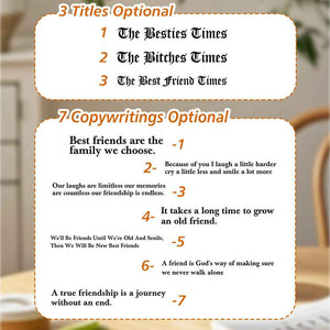 Personalized The Besties Times Mug Friendship Photo Mug Gifts for BFF