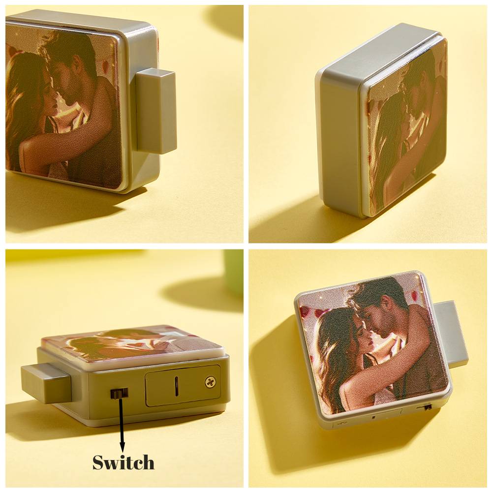 Gift-ready personalised photo fridge magnets in neat packaging — perfect customised family present or teacher appreciation gift