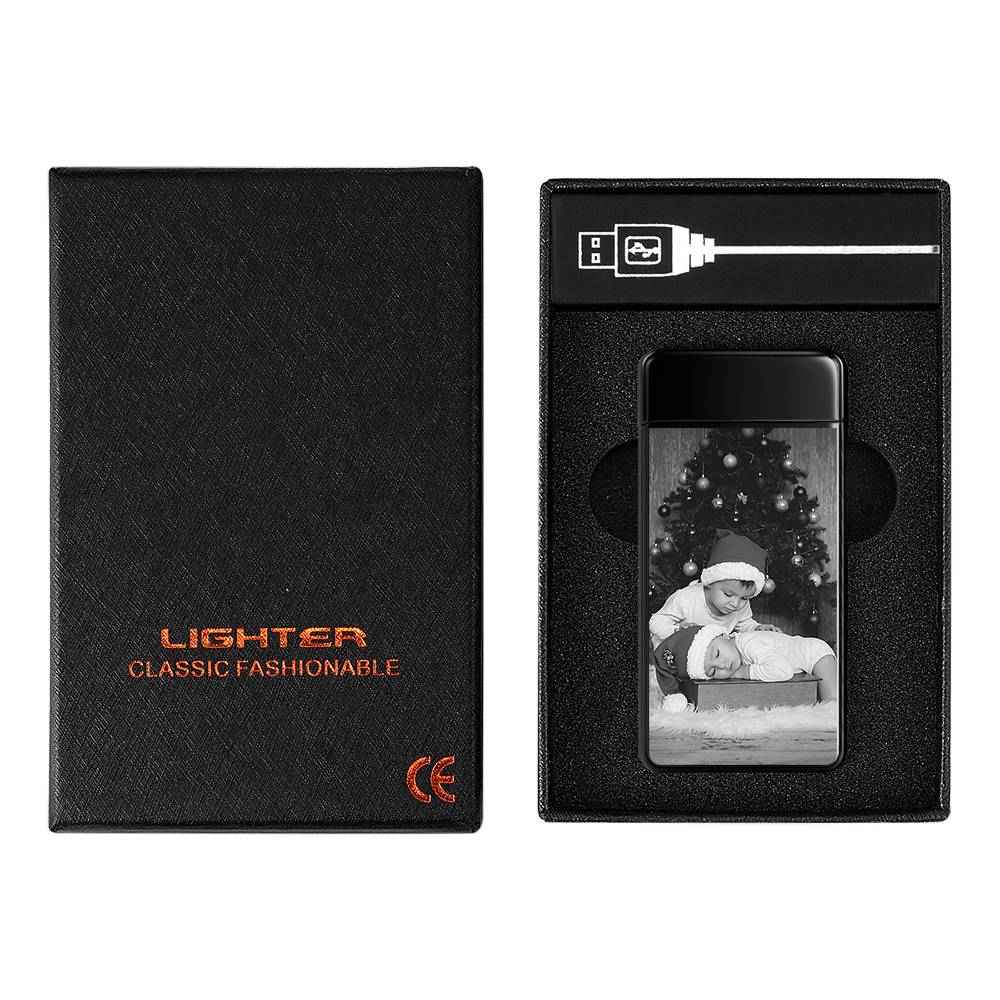 Personalised Lighter with a Photo - Engraved Custom Gift for Him or Her