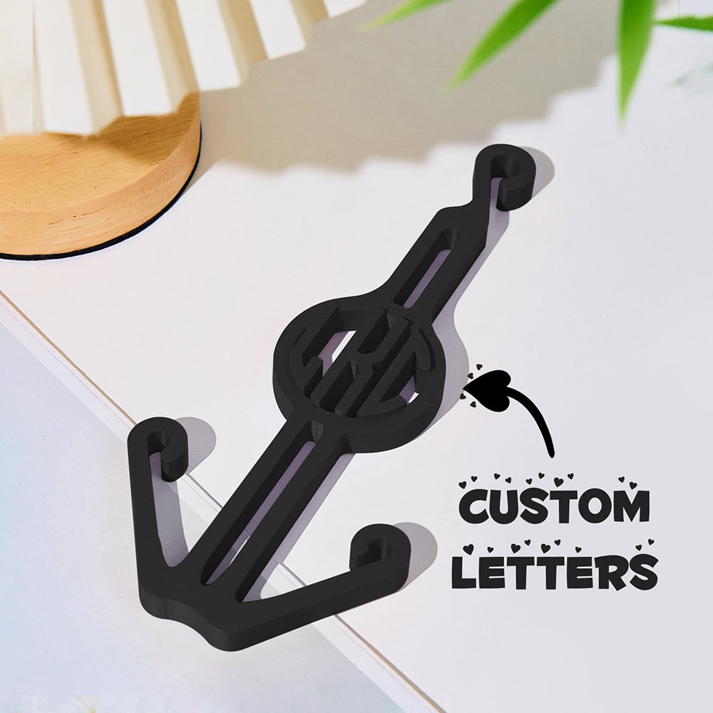 Personalised Monogram Shoe Hanger - Custom Shoe Organiser for Men & Women