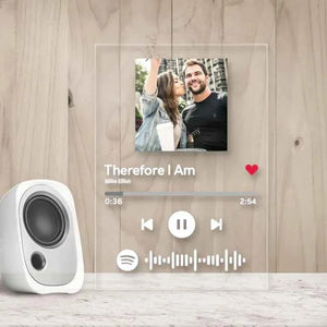 Custom Music Plaque Personalized Acrylic Glass Music Plaque Keychain Acrylic Glass Music Plaque Night Light