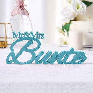 Personalized 3D Print With Your Last Name Mr & Mrs Family Name Wedding Decor Gifts