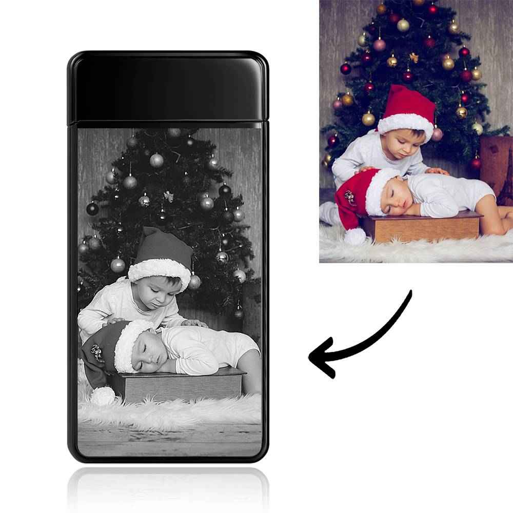 Personalised Lighter with a Photo - Engraved Custom Gift for Him or Her