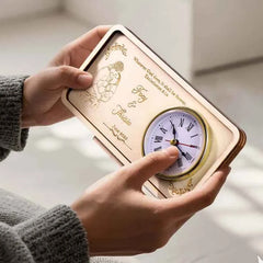Personalized Wooden Clock Can Custom Photo And Text Wedding Gifts Anniversary Gifts