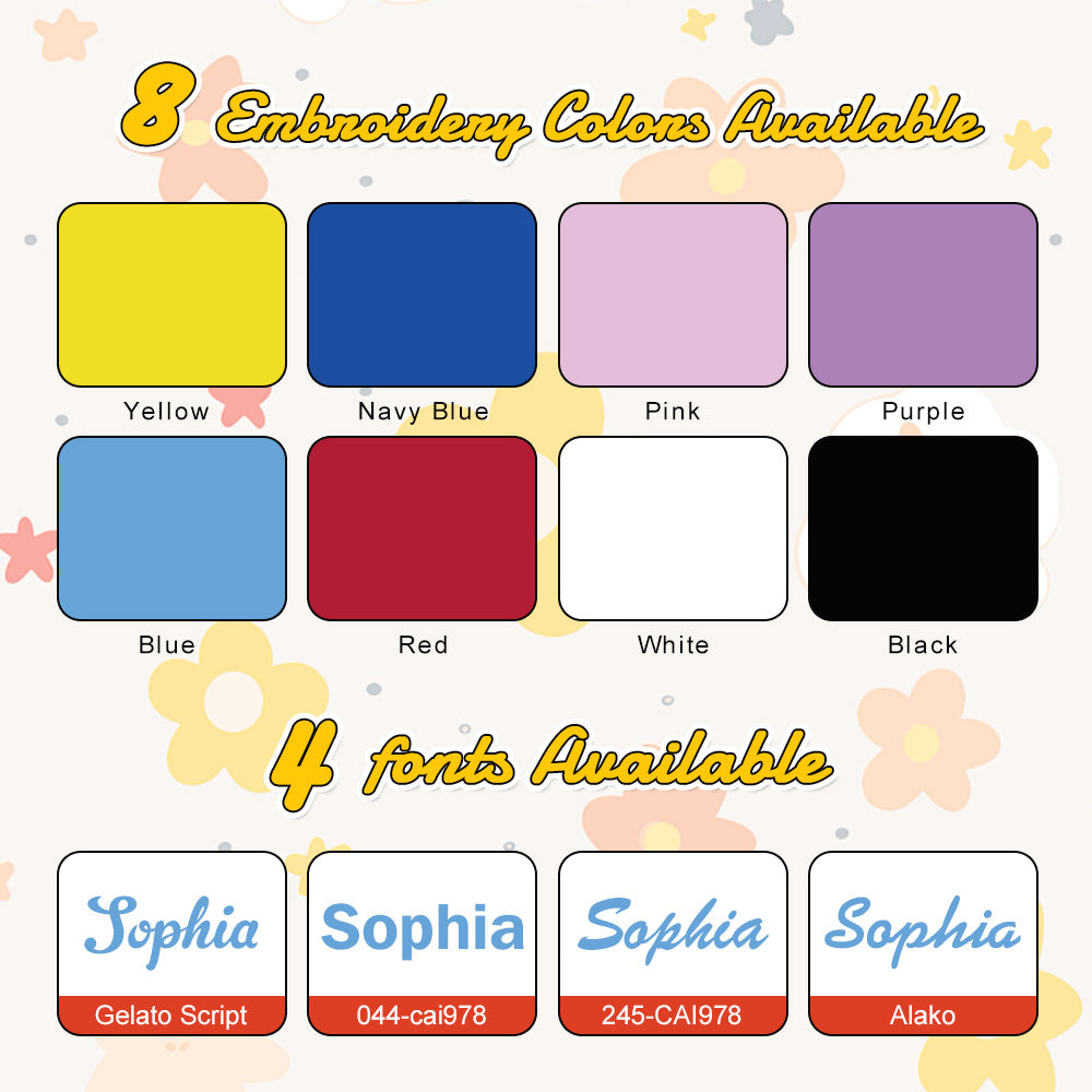 Assorted personalised baby dressing gowns showcasing name embroidery options, perfect gifts for girls and boys