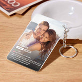 Custom Poster Keychain With Text Photo Movie Poster Plaque Gift For Lover