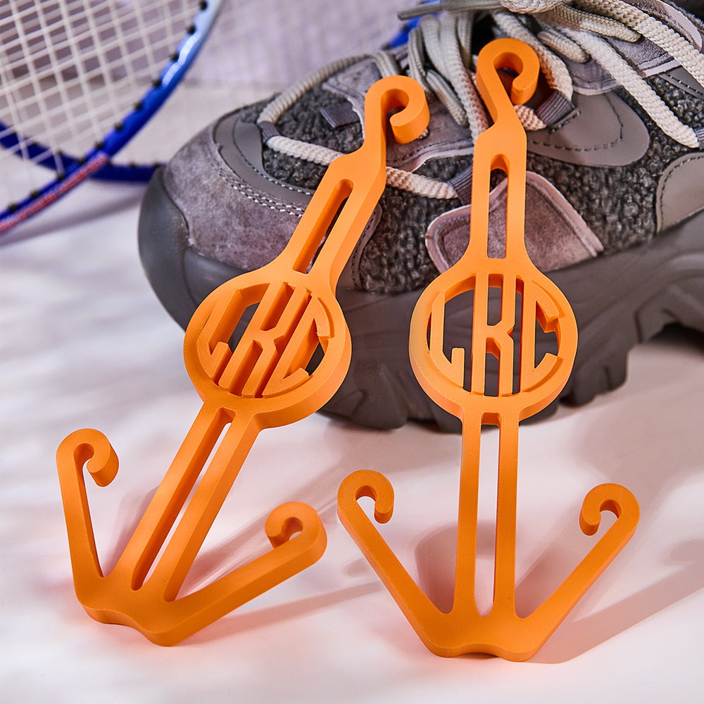 Personalised Monogram Shoe Hanger - Custom Shoe Organiser for Men & Women