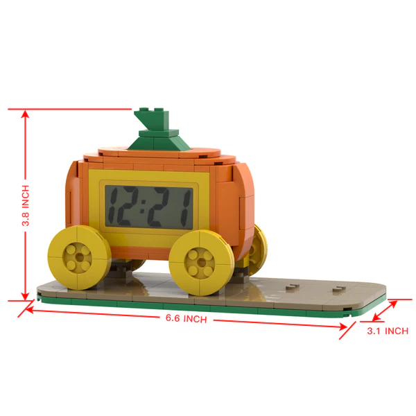 Personalised Brick Figures Clock - Custom Photo Lego-Style Clock | Unique Xmas Gift
