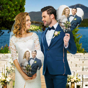 Custom Wedding Balloons Save the Date Engagement Decorations for Outdoor or Indoor