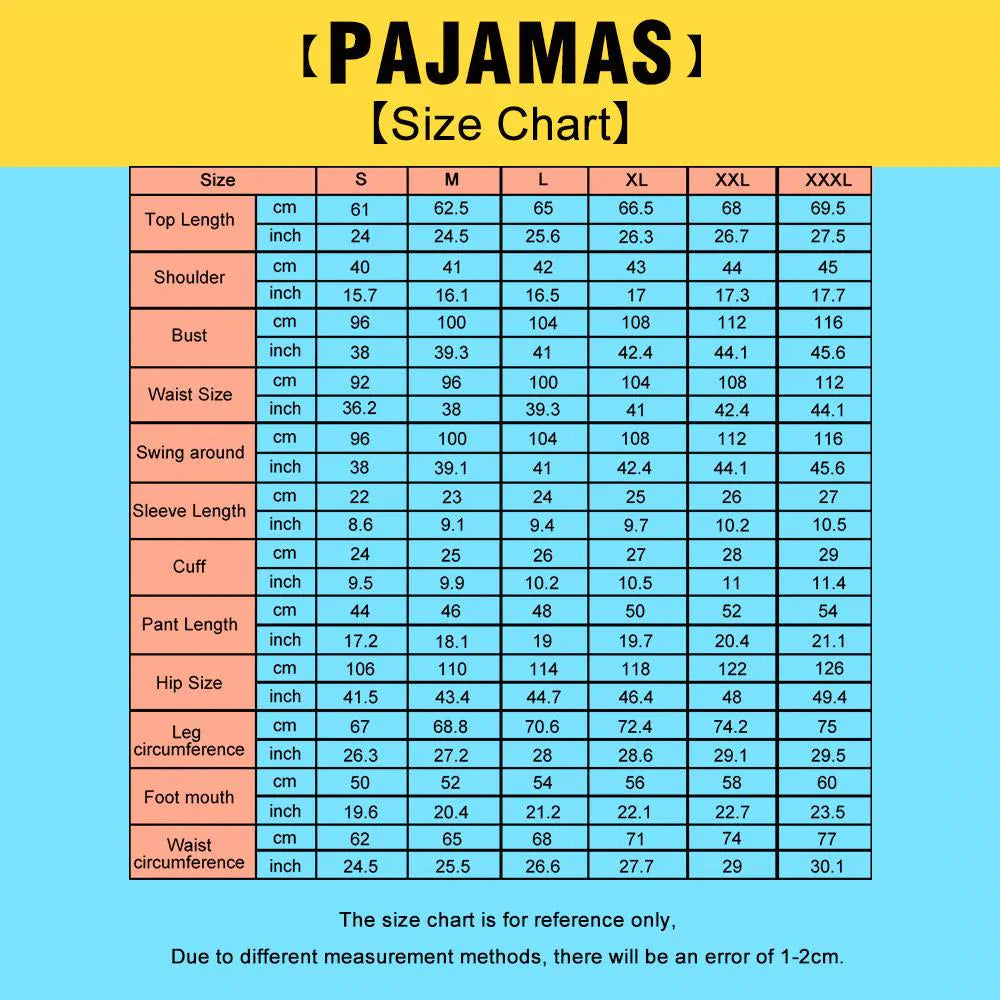 Matching couple wearing personalised short‑sleeved pyjama sets – unisex custom travel pyjamas for him and her with relaxed fit, ideal summer or couple gift