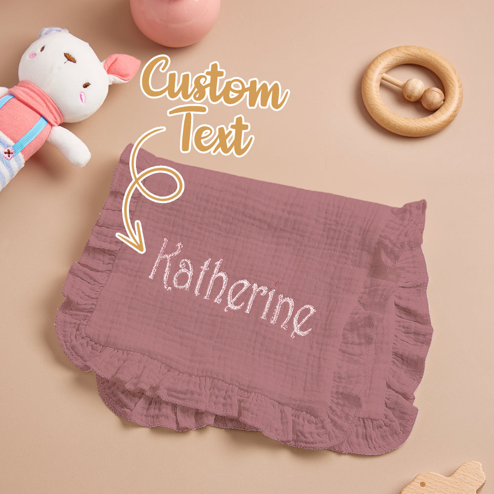 Baby towel shown folded, ready for gifting.