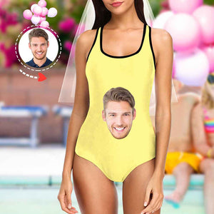 Custom Face Swimsuit Ladies One Piece Swimwear