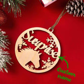 Customized Christmas Tree Ornament Hanging Decoration with Horse
