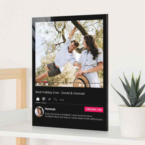 Custom Acrylic Plaque Personalized Social Photo Gift