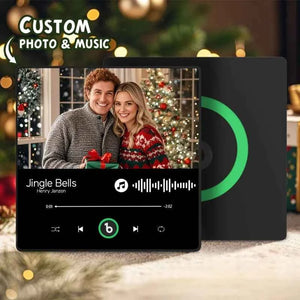 FridgeBeats Framed Custom Music Fridge Magnet Album Fridge Magnet Anniversary Gifts with Colorful Frame