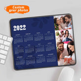 Custom Photo Mouse Pad Personalized 2022 Calendar Desk Mouse Mat
