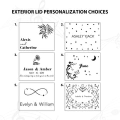 Personalised Hand-Cranked Paper Strip Music Box - 15-Note Movement with 2 Pre-Printed Melodies