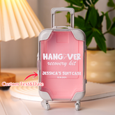 Personalized Suitcase Design Hangover Recovery Kit with Name for Bachelorette Party Bridal Shower
