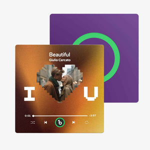 FridgeBeats Frameless Custom Photo Music Fridge Magnet Special for Valentine's Day New 4.0 Upgrade Album Fridge Magnet Sticker