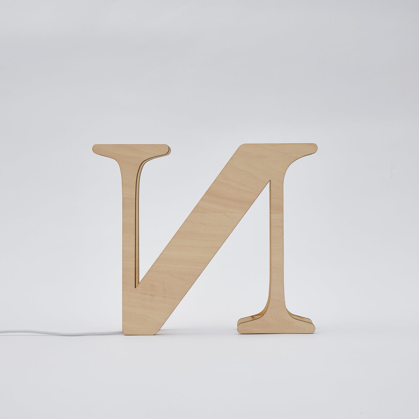 Personalised Wooden Letter Lamp - Custom Name Night Light 19CM - Unique Gift