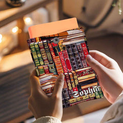 Personalized Book Cover with Pocket Book Cover Protector Gift for Book Lover