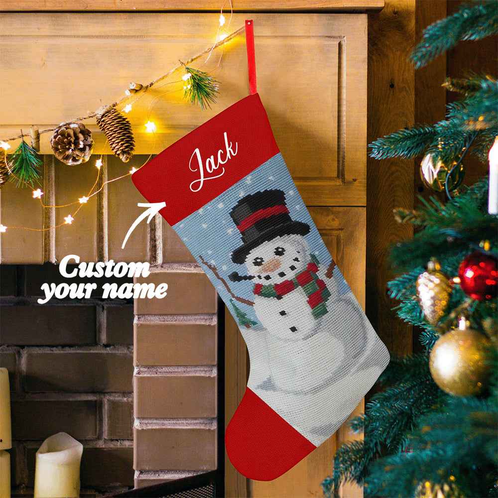 Personalized Christmas Stockings Custom Name Christmas Stocking