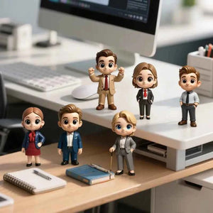 Custom Made 3D Mini Figure Office Desk Figurine Based on Your Picture Cute and Professional Style