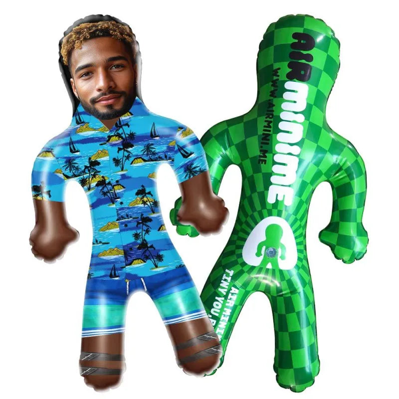 Humourous party prop: personalised blow-up doll suitable for birthdays and celebrations
