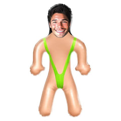 Personalised Mankini Blow Up Doll - Custom Inflatable Doll for Bachelorette Parties & Pool Fun