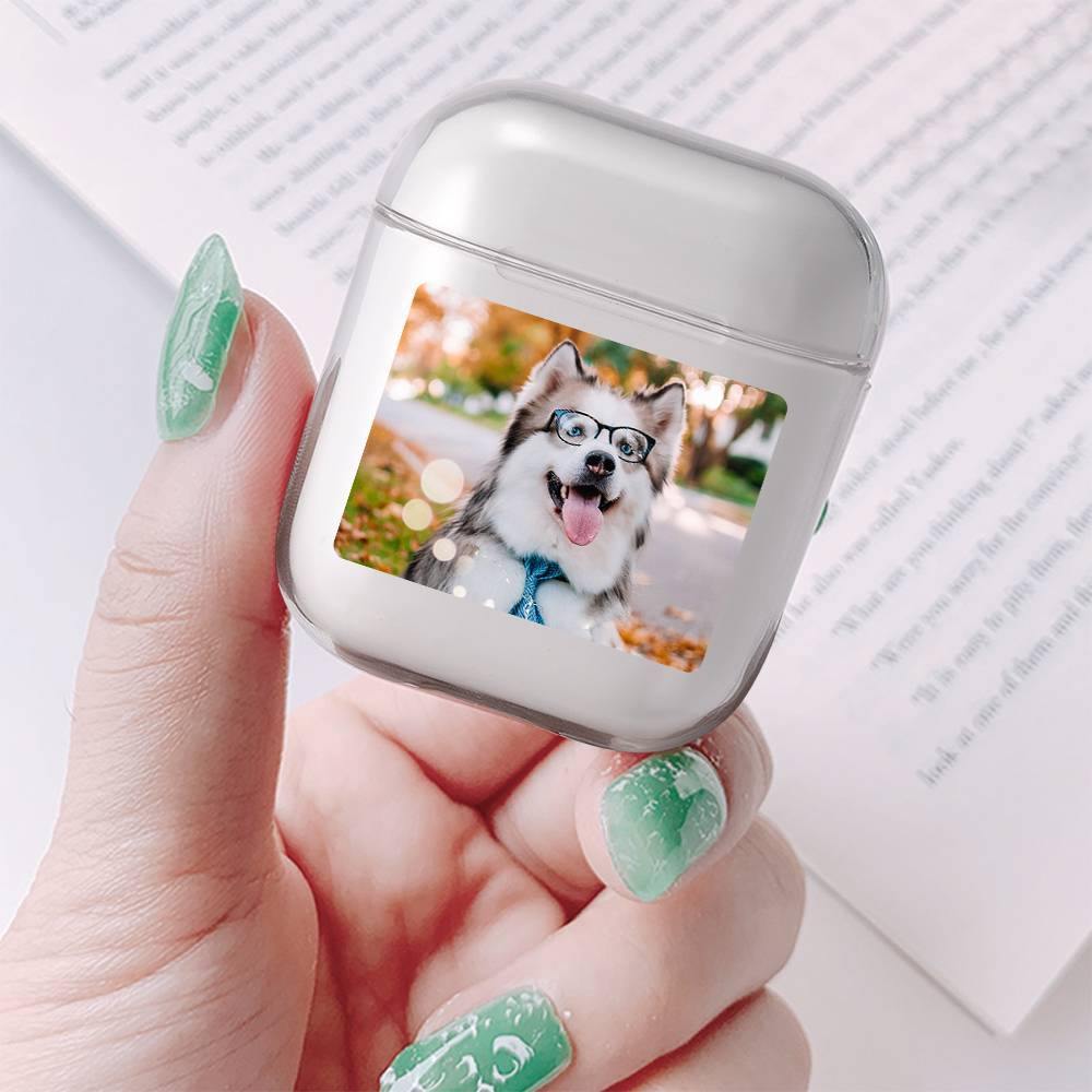 Close-up of the UV printed design on the AirPods case, highlighting vibrant colours and crisp detail.