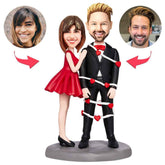 Valentines Gift Love Game Custom Bobblehead with Engraved Text