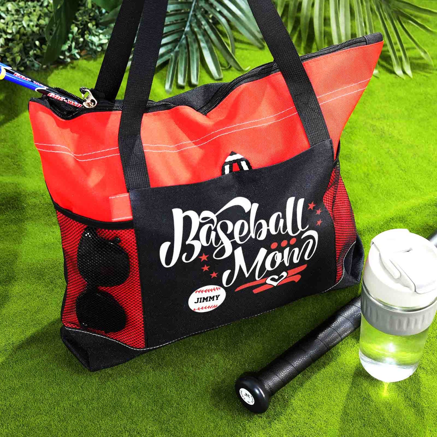Personalised Baseball & Softball Mum Tote Bag - Unique Gift for Sports Lovers