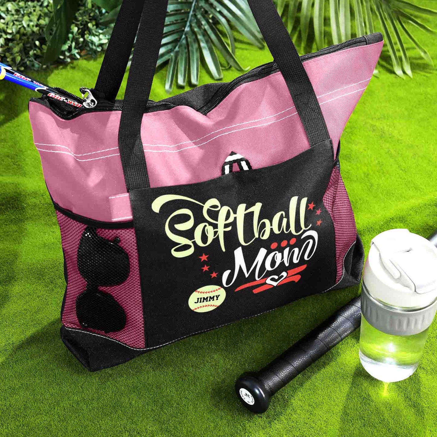 Personalised Baseball & Softball Mum Tote Bag - Unique Gift for Sports Lovers