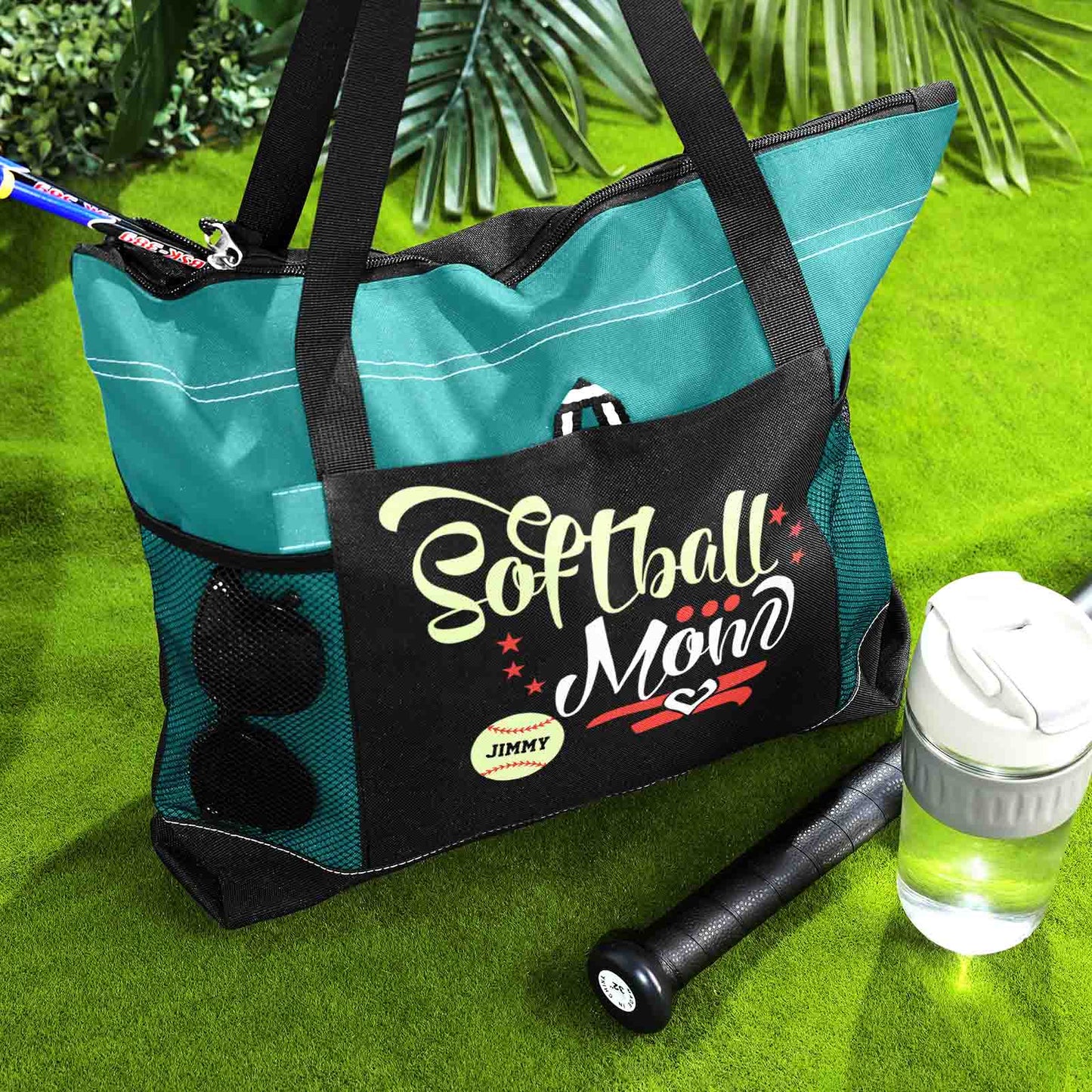 Personalised Baseball & Softball Mum Tote Bag - Unique Gift for Sports Lovers