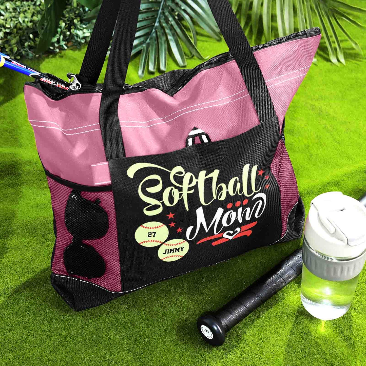 Personalised Baseball & Softball Mum Tote Bag - Unique Gift for Sports Lovers