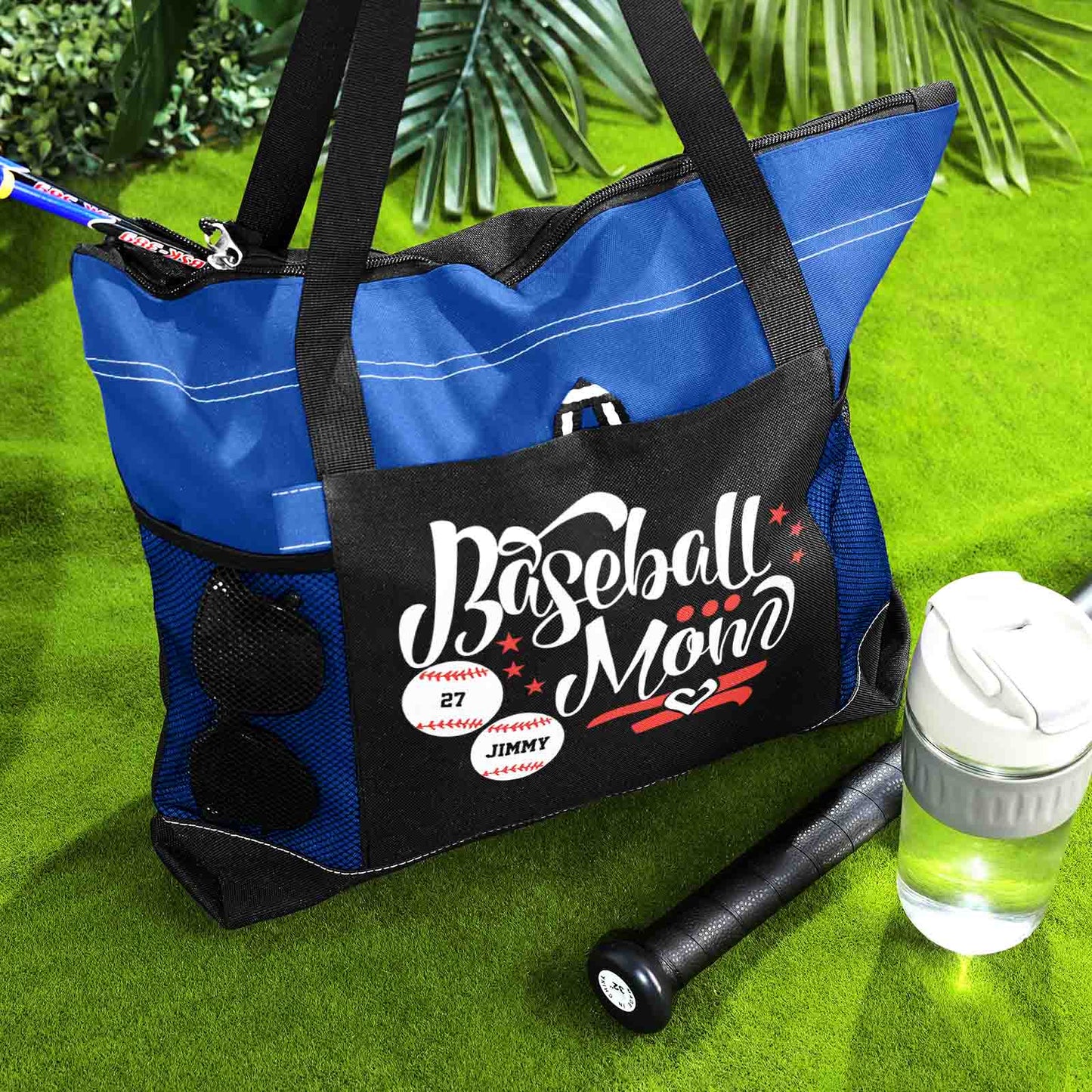 Personalised Baseball & Softball Mum Tote Bag - Unique Gift for Sports Lovers