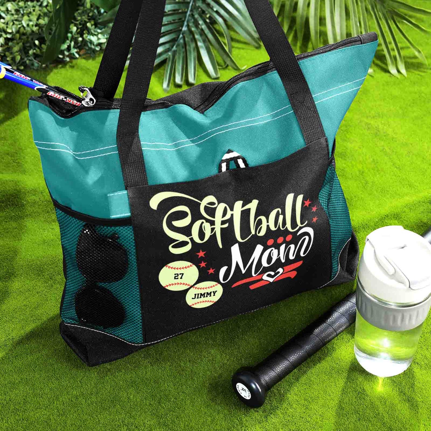 Personalised Baseball & Softball Mum Tote Bag - Unique Gift for Sports Lovers