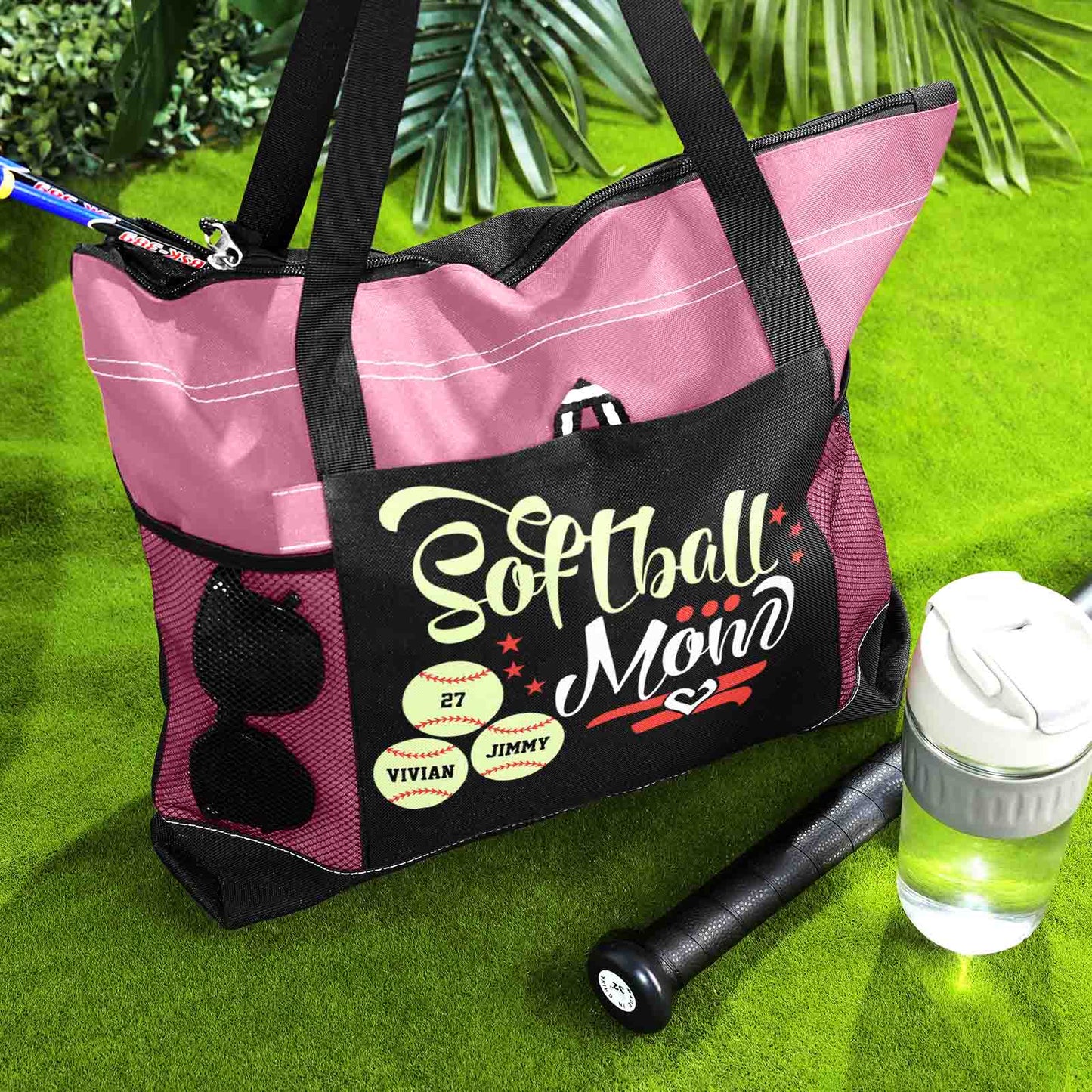 Personalised Baseball & Softball Mum Tote Bag - Unique Gift for Sports Lovers