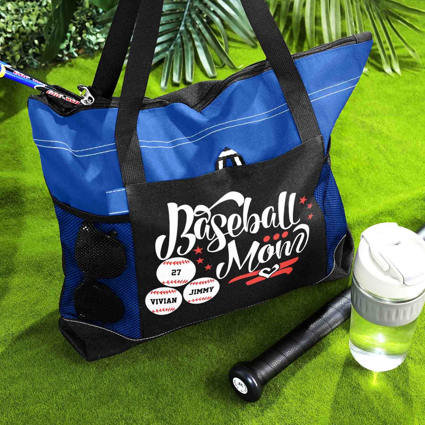 Personalised Baseball & Softball Mum Tote Bag - Unique Gift for Sports Lovers