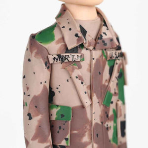 Male Soldier Custom Bobblehead With Engraved Text