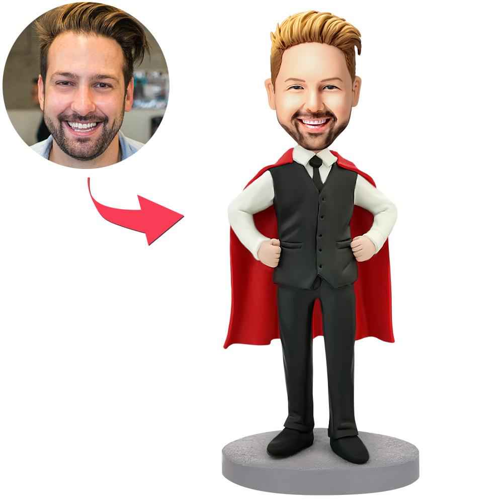 Super Business Man Custom Bobbleheads With Engraved Text