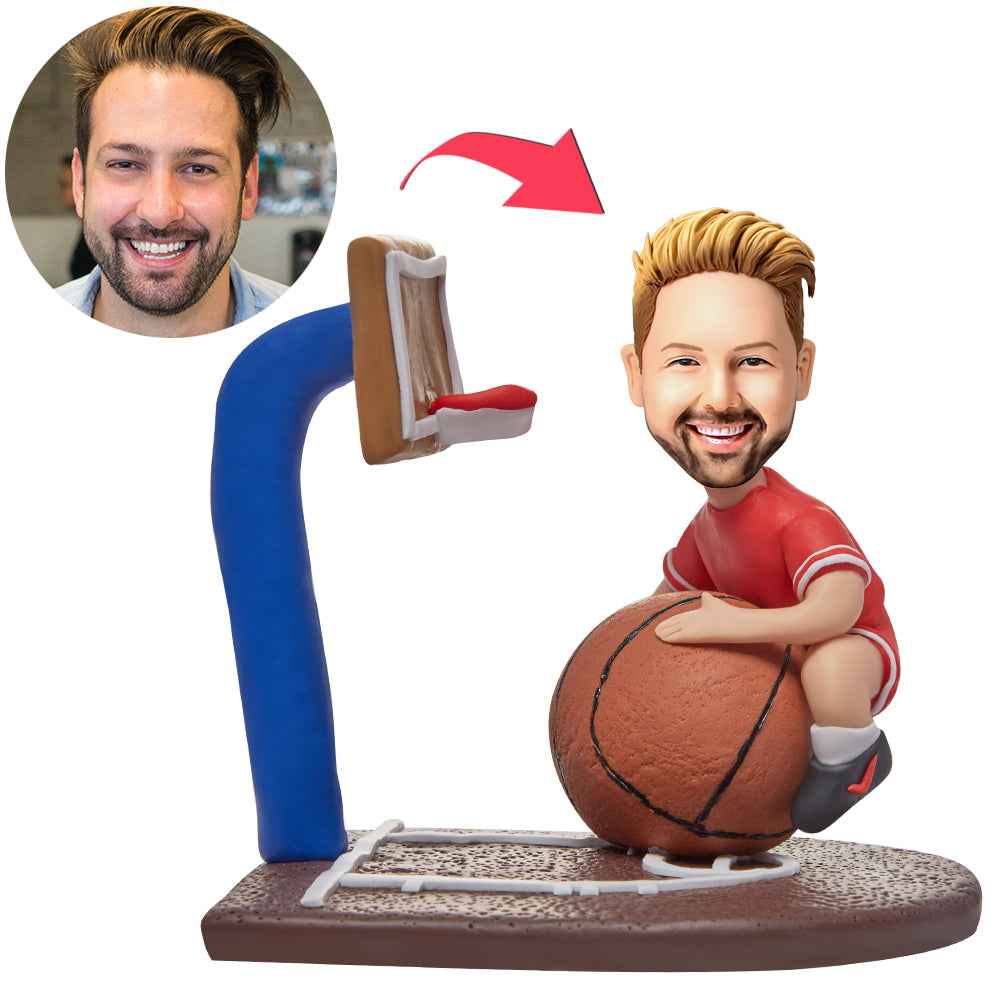 Personalized Basketball Bobbleheads with Engraved Text