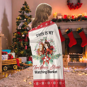 This is My Christmas Movie Watching Blanket Custom Photo Blanket