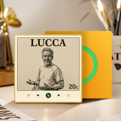 FridgeBeats Framed 4.0 Custom Portrait Music Fridge Magnet - Personalised Photo & Song