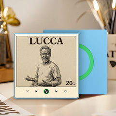 FridgeBeats Framed 4.0 Custom Portrait Music Fridge Magnet - Personalised Photo & Song