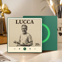 FridgeBeats Framed 4.0 Custom Portrait Music Fridge Magnet - Personalised Photo & Song