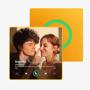 FridgeBeats Framed Custom Music Fridge Magnet New 4.0 Upgrade Wall Photo Sticker That Plays Music Without Cell Phone Multiple Styles Gift